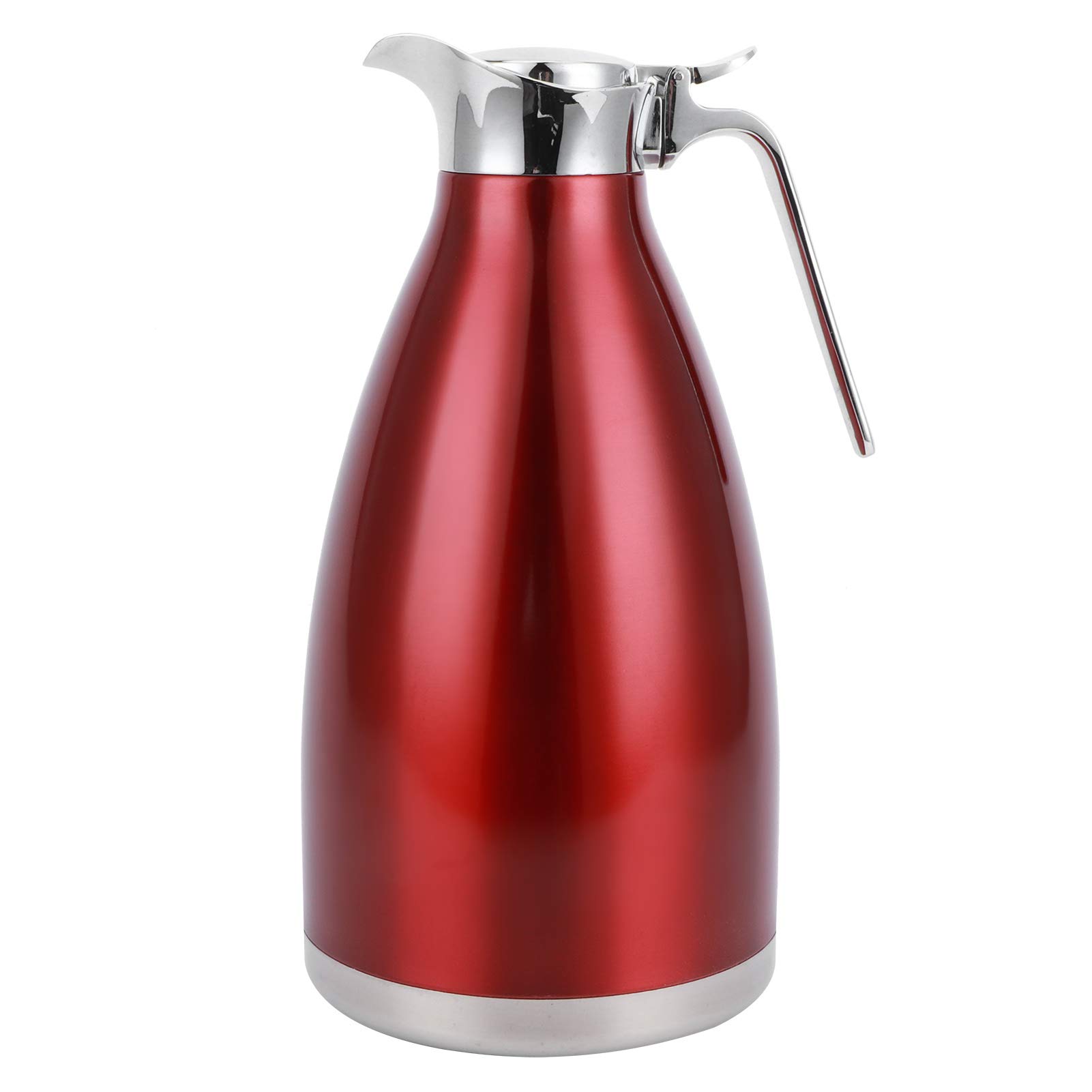 Zerodis 2L Stainless Steel Vacuum Insulated Water Bottle - Double Wall Thermal Flask for Coffee, Tea & Hot/Cold Drinks - Leak Proof Travel Thermos for Office, Camping & Outdoor Activities