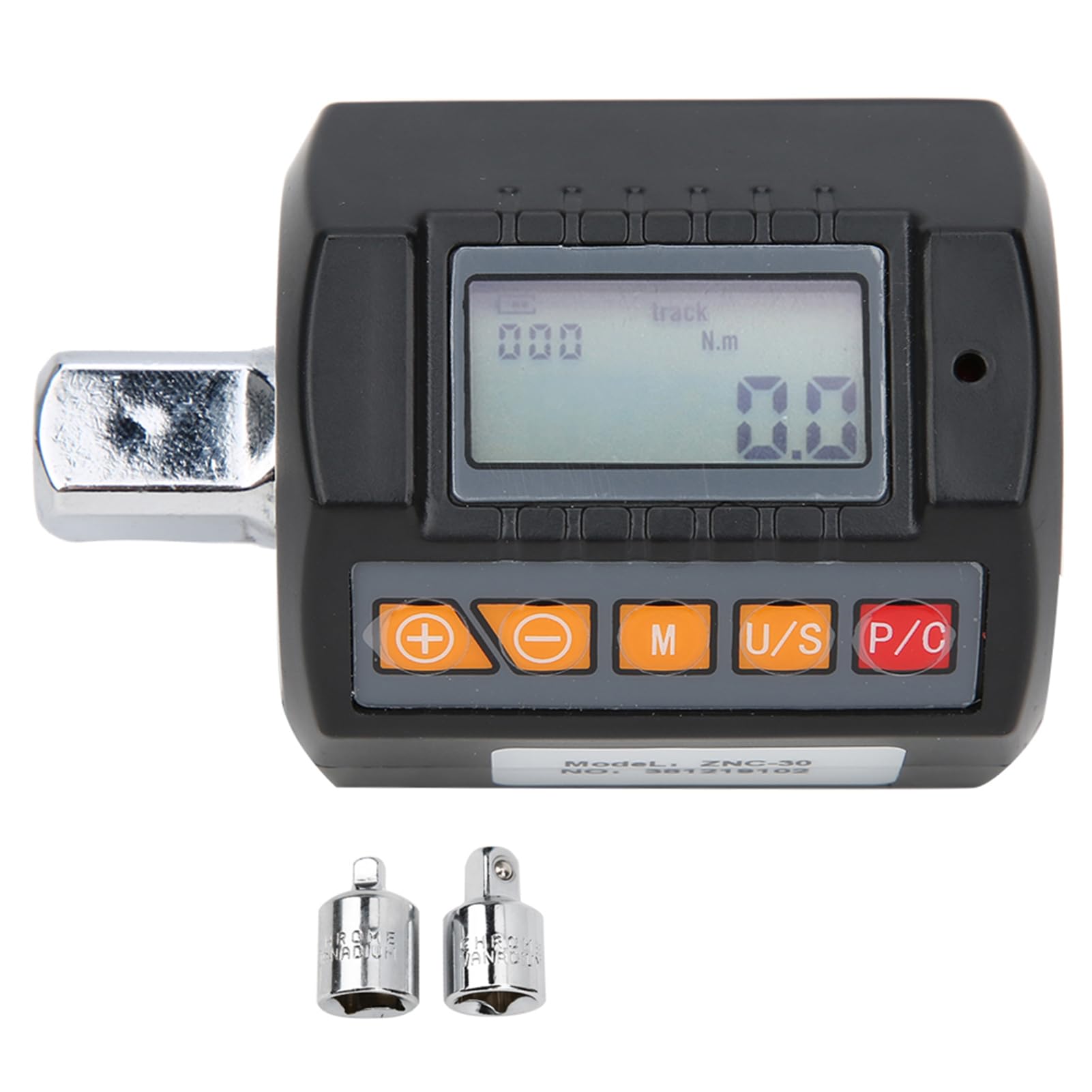 Fafeicy ZNC30 Digital Torque Wrench - 330N.M High Precision Torsion Meter with LCD Display, Conversion Head & Screwdriver Adapter | Portable Torque Measurement Tool for Automotive Repair, Industrial Maintenance & DIY Projects