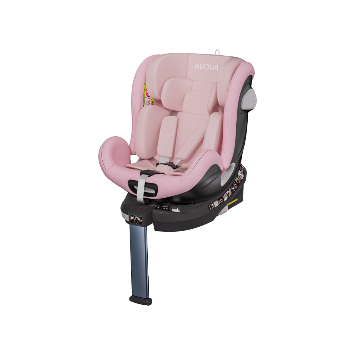 Avova Swan Fix i-Size Child Car Seat - Safe & Comfortable for Babies & Toddlers - Ideal for Long Road Trips & Daily Commutes
