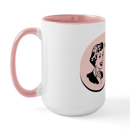 White/Pink Inside - Social Worker Voice Large Mug