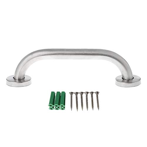 Stainless Steel Bathroom Handrail - 20cm Shower Grab Bar for Safety Support, Wall Mounted Towel Rail - Perfect for Elderly & Disabled Bathroom Safety