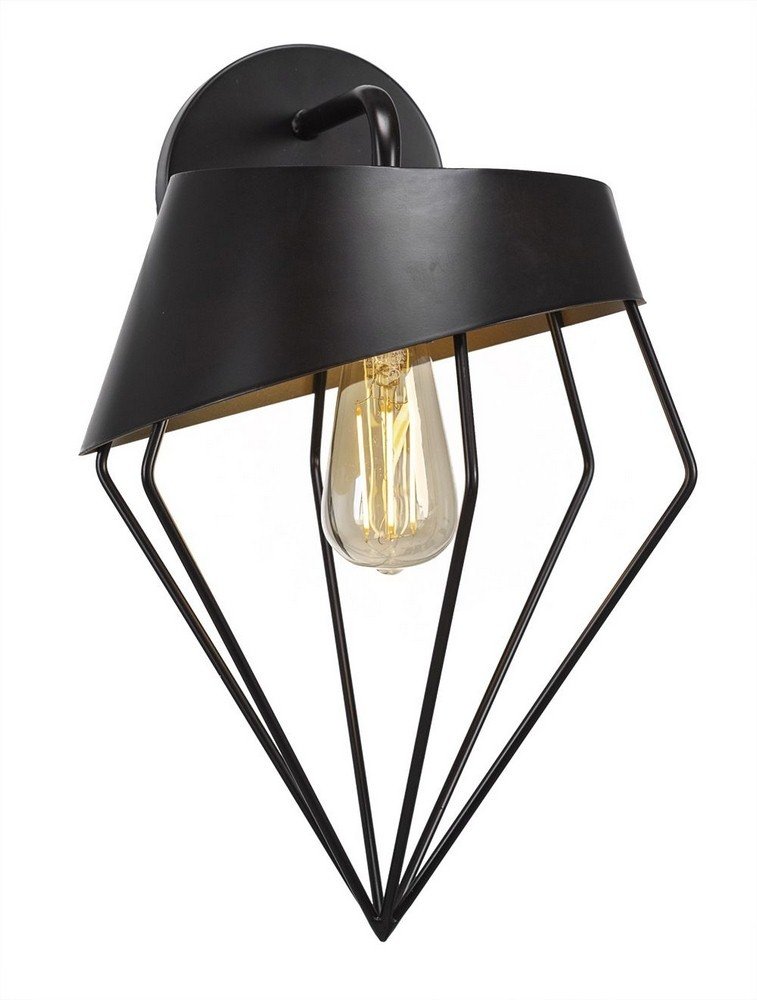 Toltec Lighting Neo 1 Light Wall Sconce in Espresso - Modern LED Wall Light Fixture for Bedroom, Living Room, Hallway & Entryway (1512-ES-LED18A)