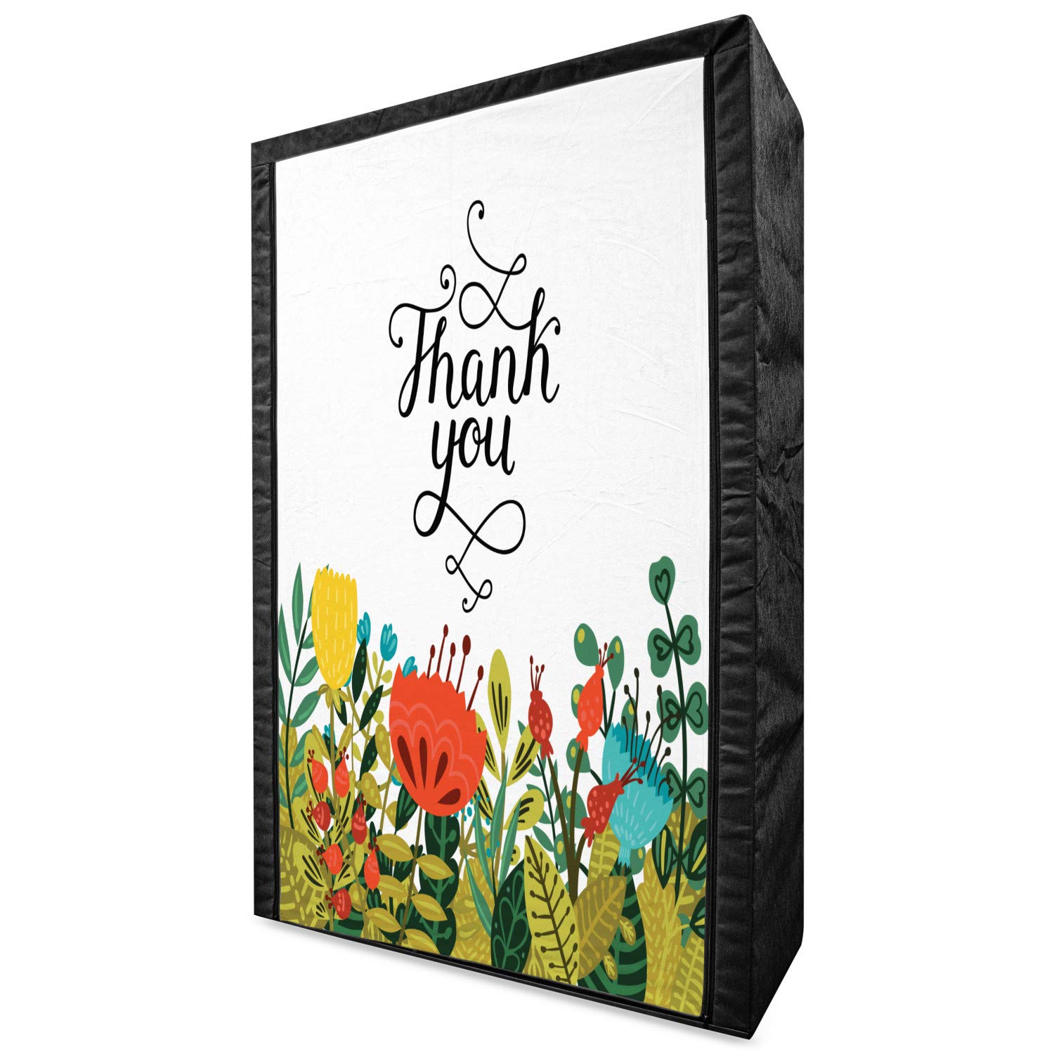 Ambesonne Floral Portable Fabric Wardrobe - 42.5
