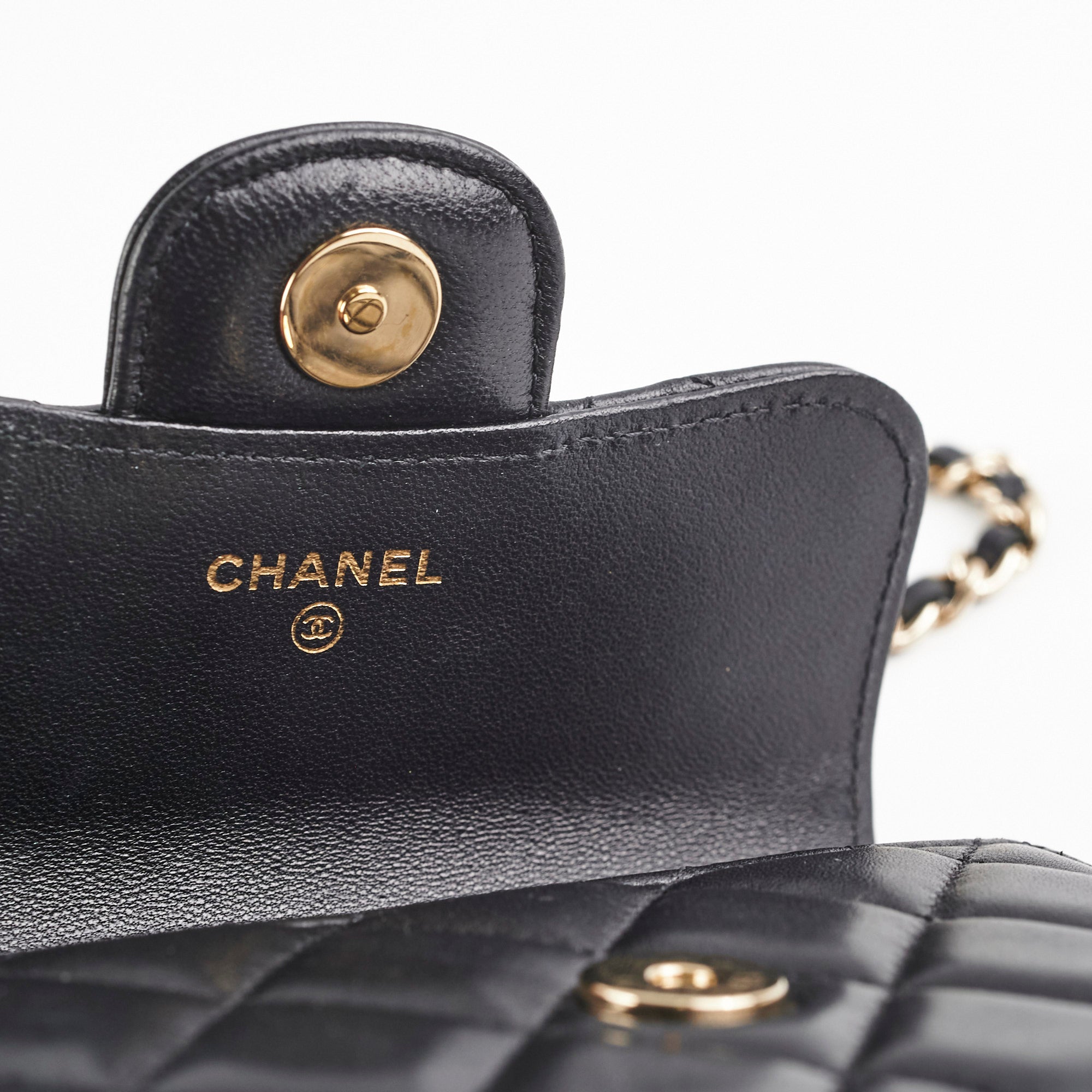 Chanel 21k Micro Top Handle Bag - Genuine Lambskin Leather Black Luxury Handbag for Women | Perfect for Evening Parties, Date Nights & Special Occasions