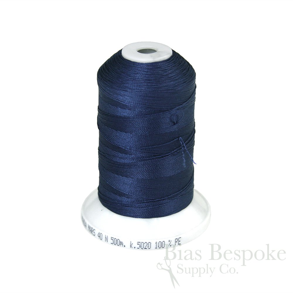 Mars 40 Luminous & Strong All-Purpose Sewing Thread - Blueberry Navy (546 Yards) - Perfect for Quilting, Embroidery & Garment Repair