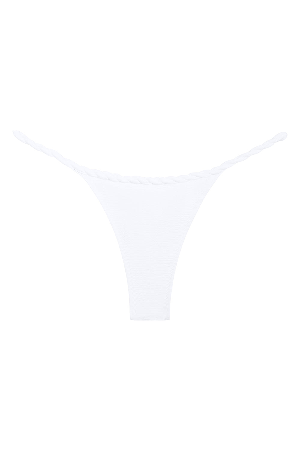 White Seersucker Mabel Bottom - Women's Casual Summer Shorts for Beach, Picnic & Outdoor Activities