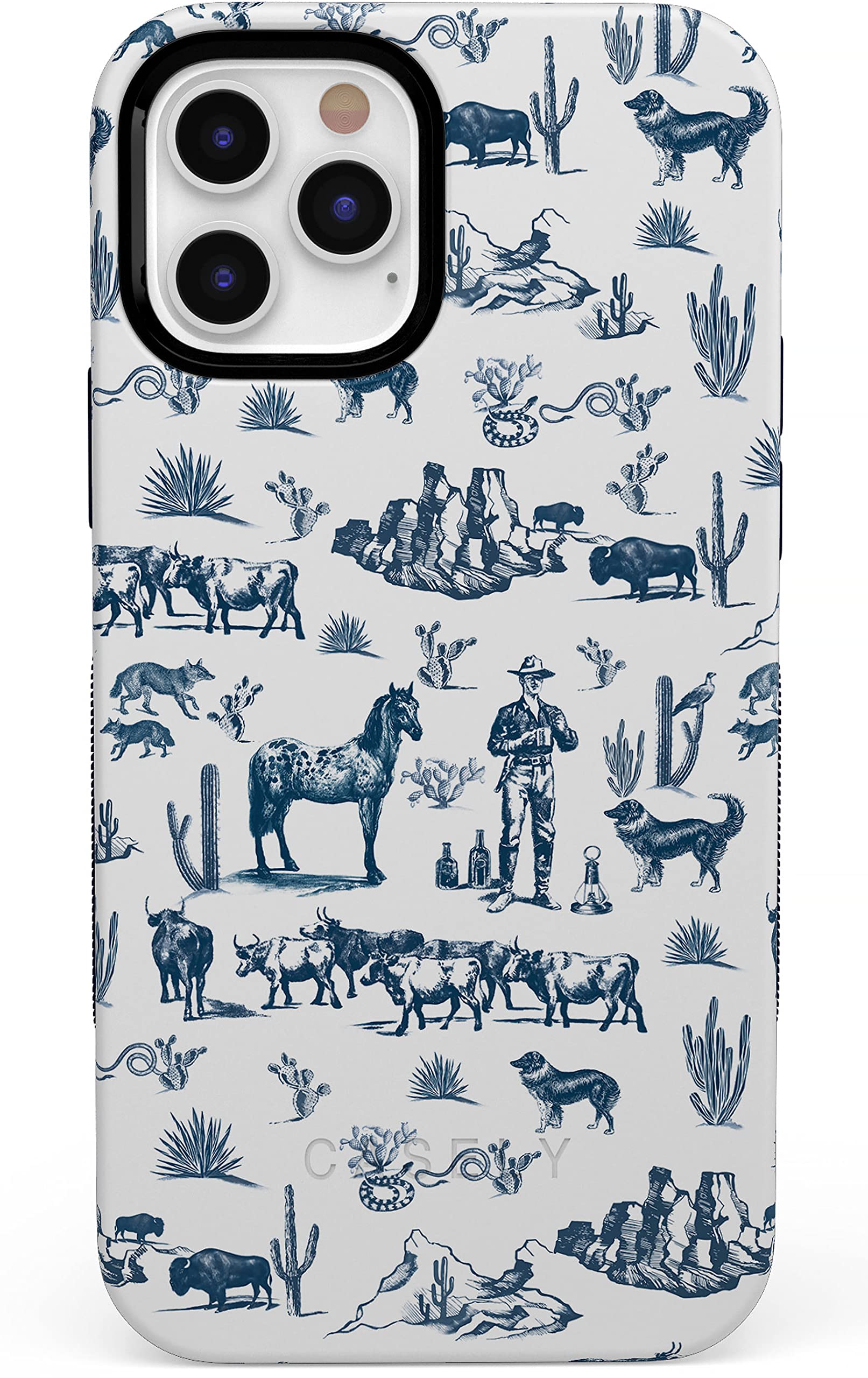 Casely iPhone 11 Pro Max Case - Wild West Adventure Design | Premium Protective Cover for iPhone 11 Pro Max | Perfect for Outdoor Enthusiasts & Travel Lovers