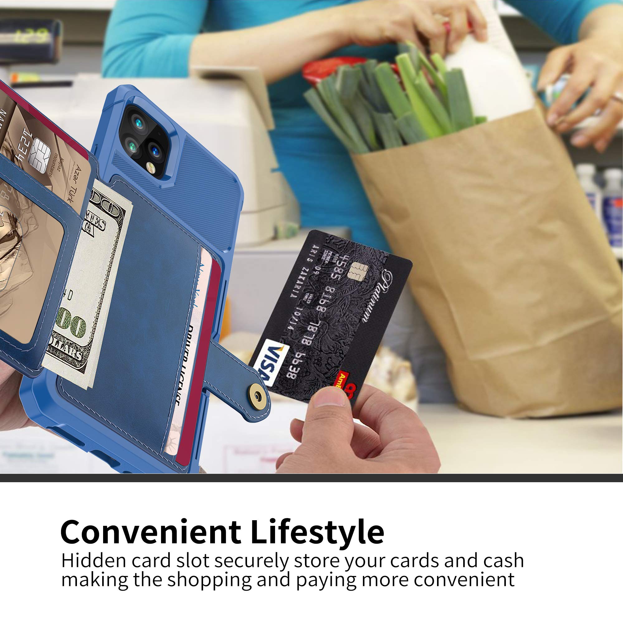 Magnetic Wallet Case for iPhone 12 Pro Max (6.7
