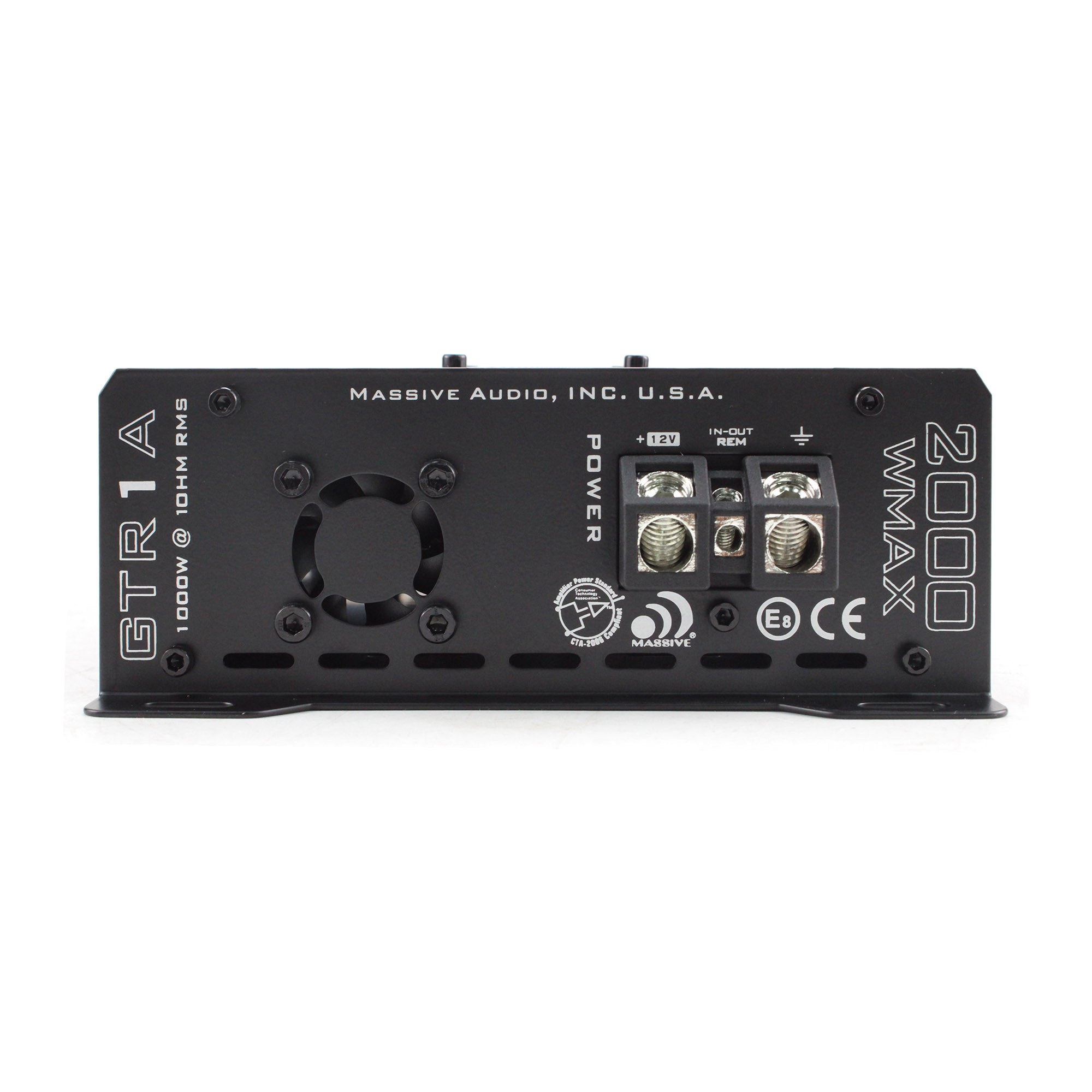 GTR1A 1060 Watt RMS @ 1 Ohm Mono Block GT Series Full Range Car Amplifier with Bass Remote - Powerful Audio Upgrade for Trucks, SUVs and Custom Car Stereo Systems