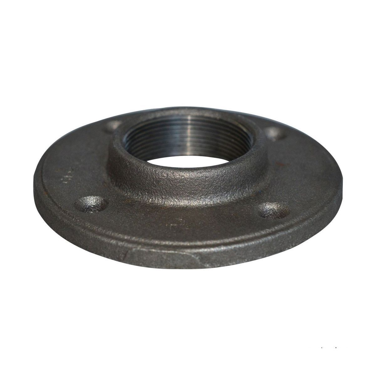 Durable Malleable Iron Floor Flange - Heavy Duty Pipe Fitting for Plumbing & Construction | Perfect for Water Lines, Gas Pipes & Industrial Applications