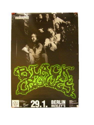 The Black Crowes Concert Poster - Berlin Tour Shot with Glow Effect - Perfect for Music Fans, Bedroom & Office Decor