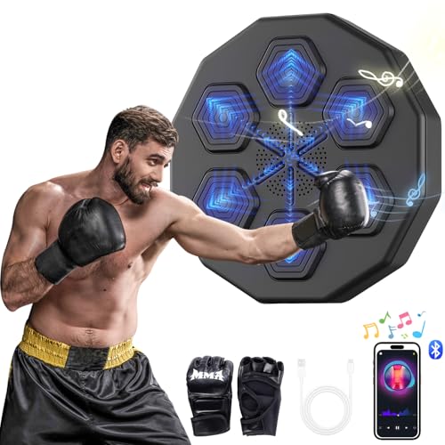 with boxing glove