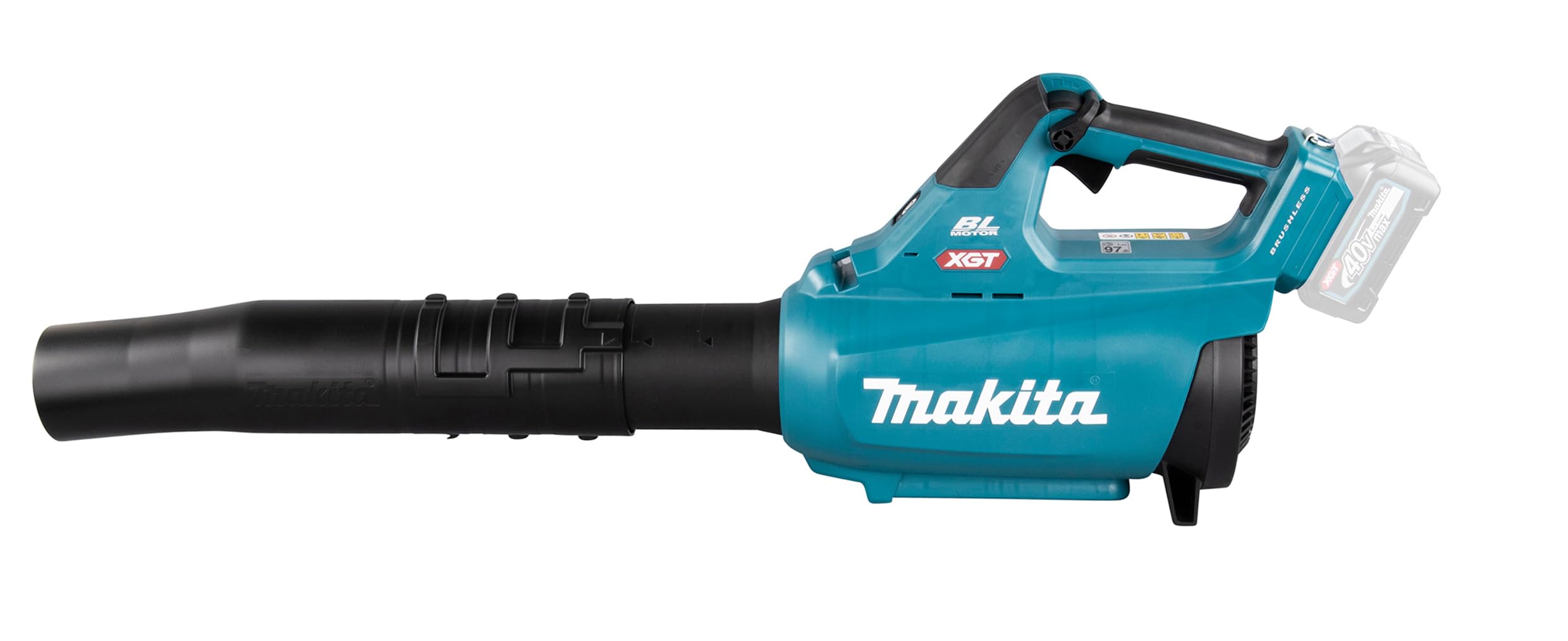 Makita UB001GZ 40V Max XGT Brushless Cordless Leaf Blower - Battery & Charger Not Included (Blue) - Perfect for Yard Cleanup, Driveway Clearing & Outdoor Maintenance