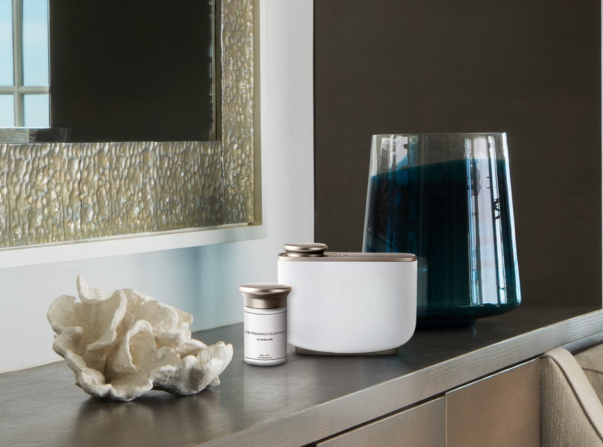 Luxury Ritz-Carlton Aromatherapy Diffuser Set with Sweet Lavender Scent Capsules - Bergamot, Clary Sage & French Lavender Essential Oils - Perfect for Home Spa, Bedroom Relaxation and Hotel-Style Ambiance