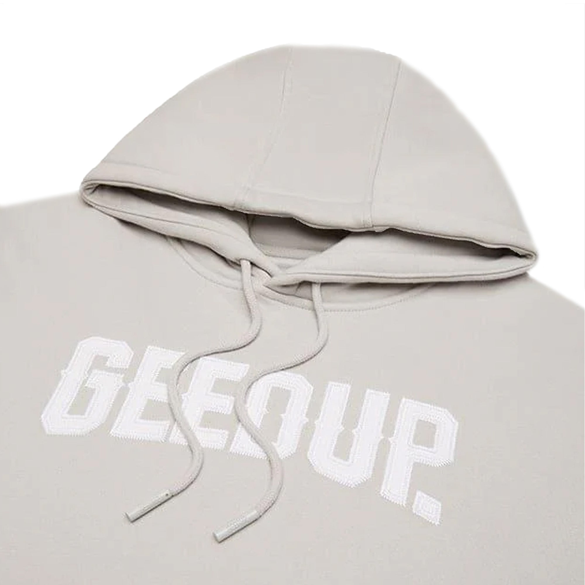 Geedup Co Cities Hoodie - Grey & White | Stylish Urban Streetwear for Men & Women | Perfect for Casual Outfits, Gym, and Everyday Wear