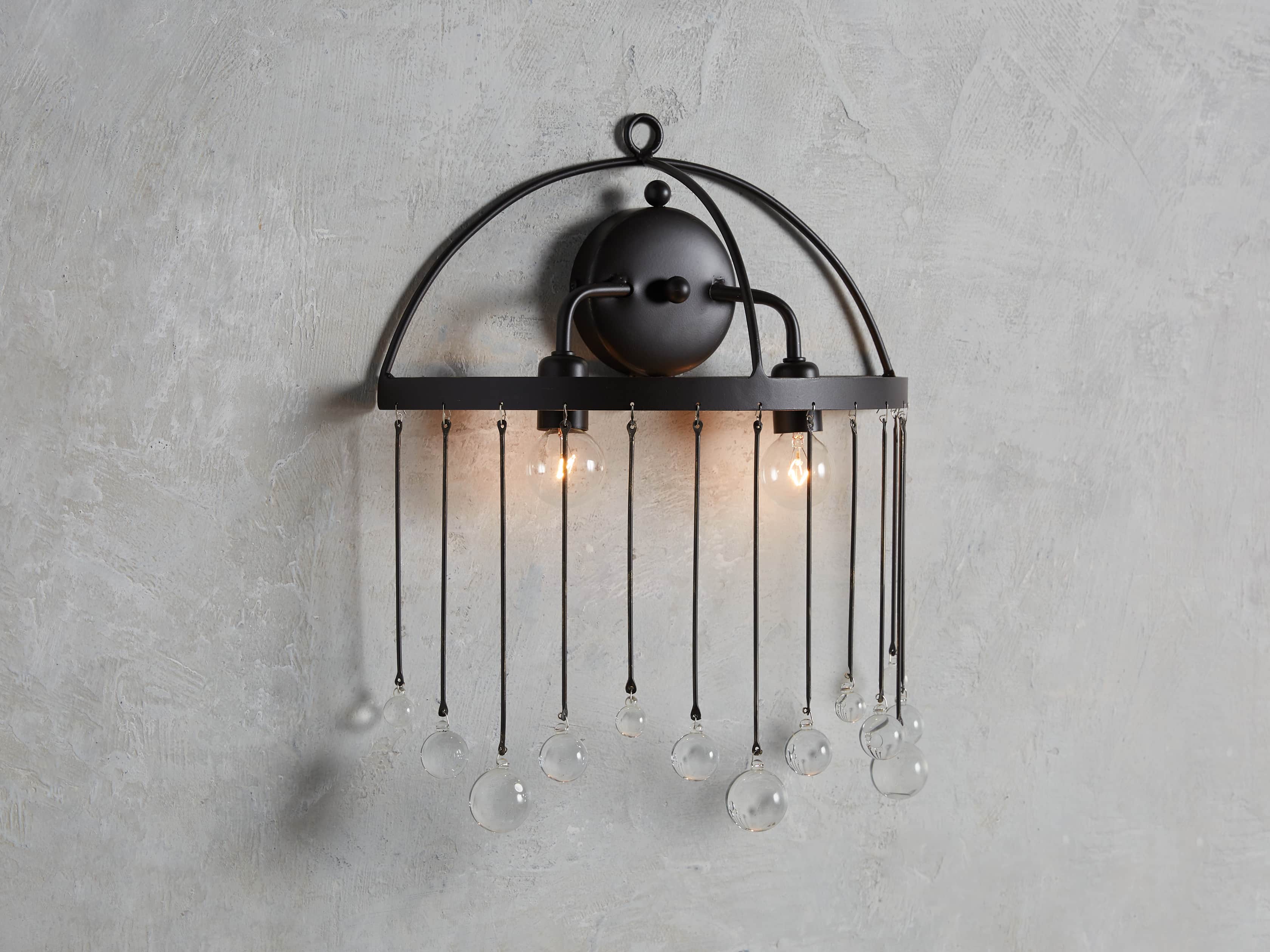 Aubrey Wall Sconce - Modern LED Wall Light Fixture for Bedroom, Living Room & Hallway - Dimmable Indoor Lighting for Home Decor