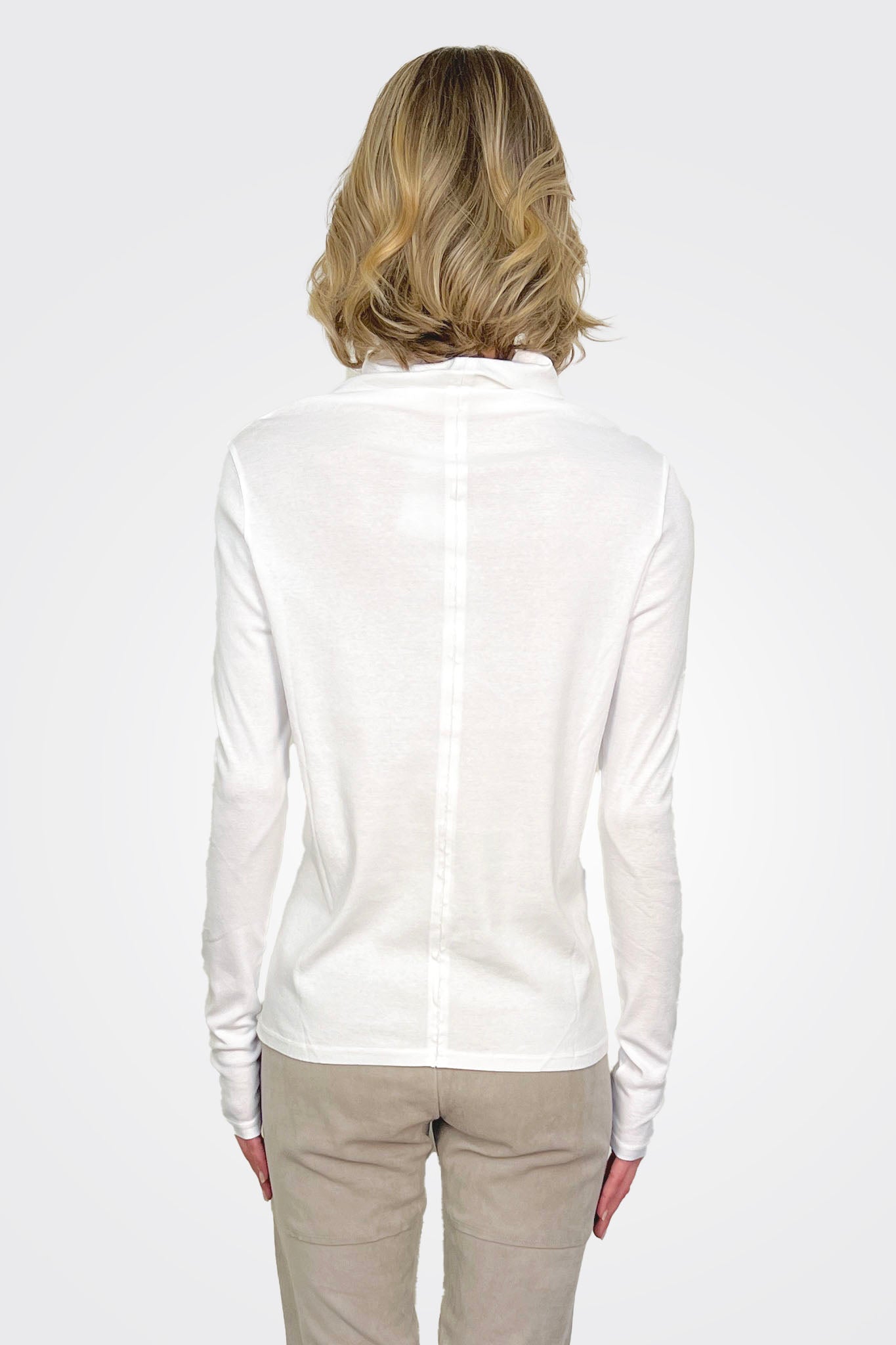 Premium Cotton Turtleneck Sweater for Women - Soft & Comfortable White Winter Pullover | Perfect for Office Wear, Casual Outfits & Cold Weather Layering