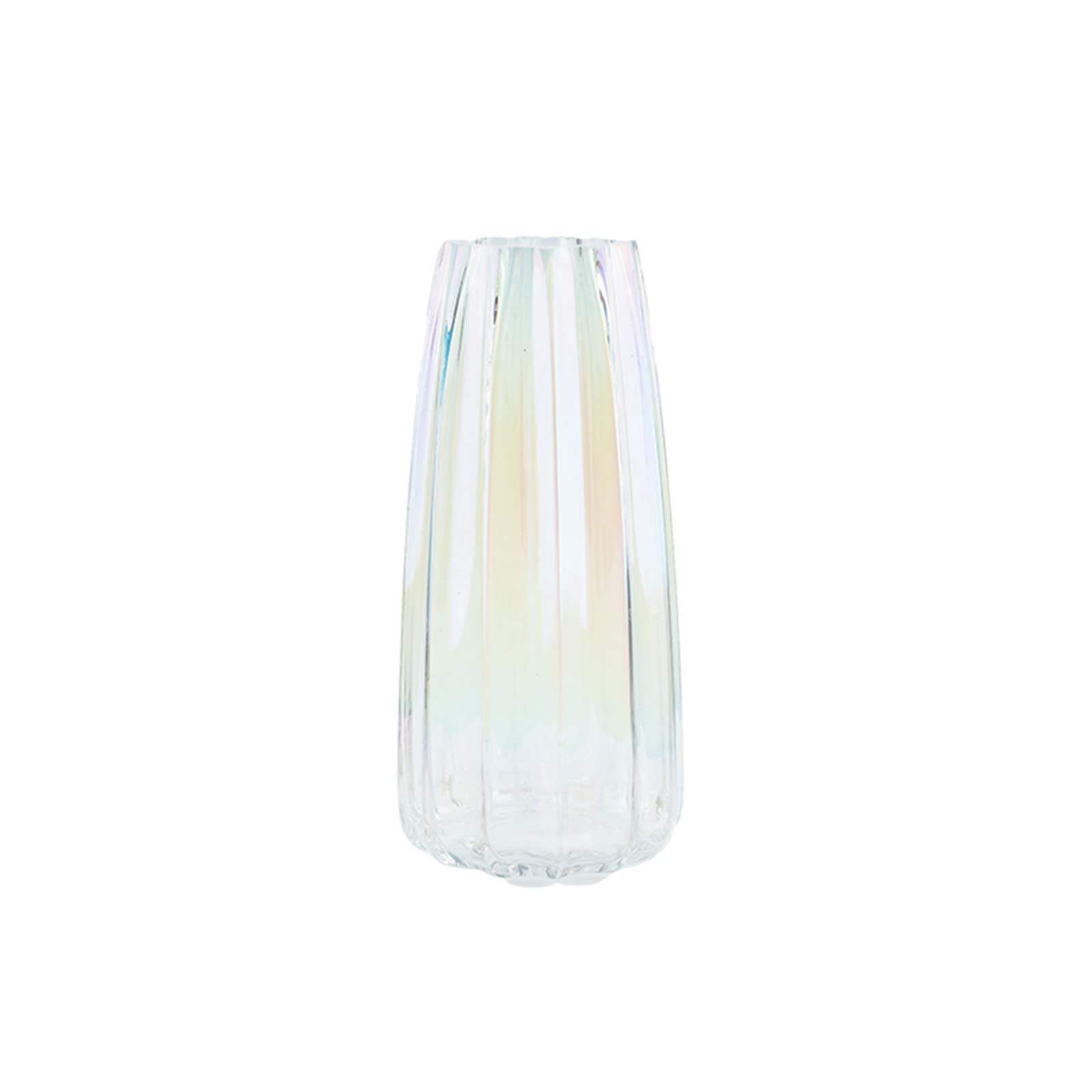 ADAEWO Clear Glass Vases for Countertop - 6.5