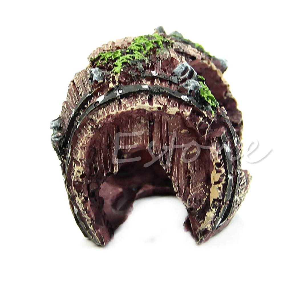 Youngy Aquarium Rockery Ornament - Fish Tank Hiding Cave & Mountain Landscape Decoration for Betta, Shrimp & Small Fish - Perfect for Aquascaping & Natural Habitat Setup