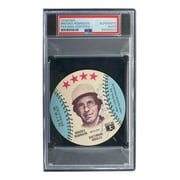 Brooks Robinson Autographed 1976 MSA Baltimore Orioles Disc Baseball Card - PSA/DNA Certified #85085637 - Perfect for Sports Memorabilia Collectors & Orioles Fans Display