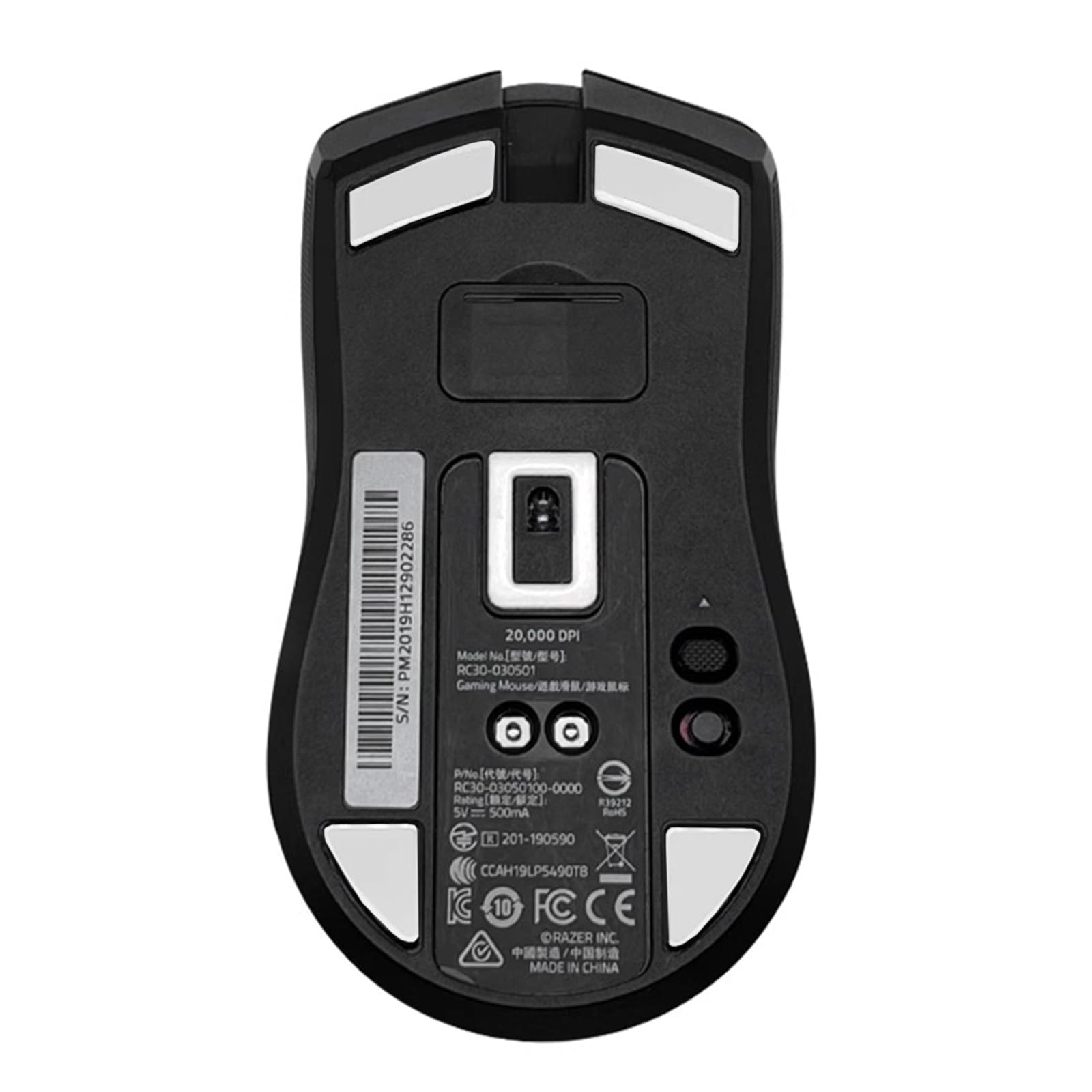 Custom Round Curved Glass Mouse Feet for Wireless Mouse - Smooth Gliding, Durable Replacement Skates for Gaming & Office Use