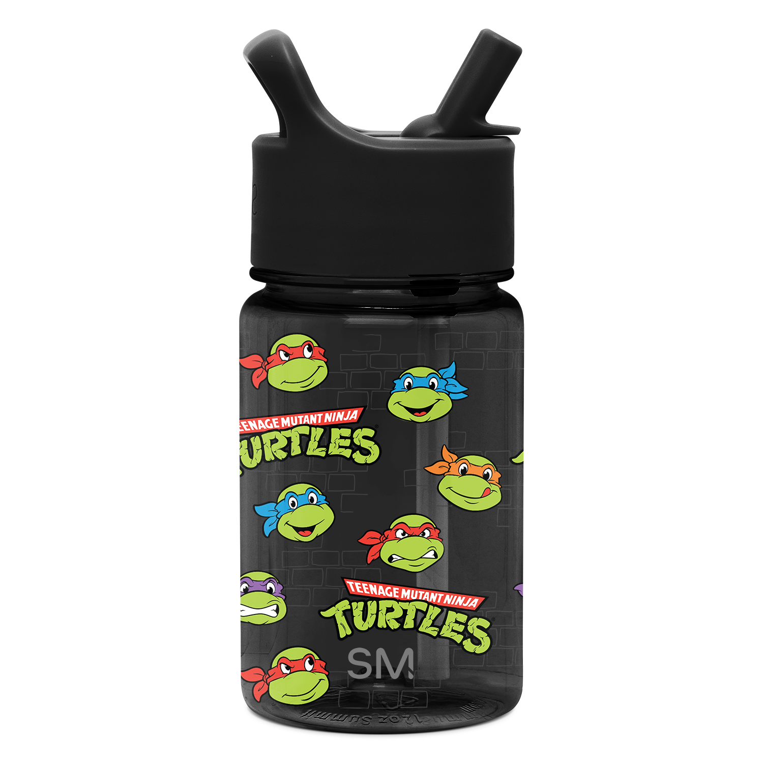 Summit Kids Plastic Water Bottle with Straw Lid - BPA Free Leak Proof Water Bottle for School, Sports & Outdoor Activities - Ideal for Boys Girls Ages 3-12