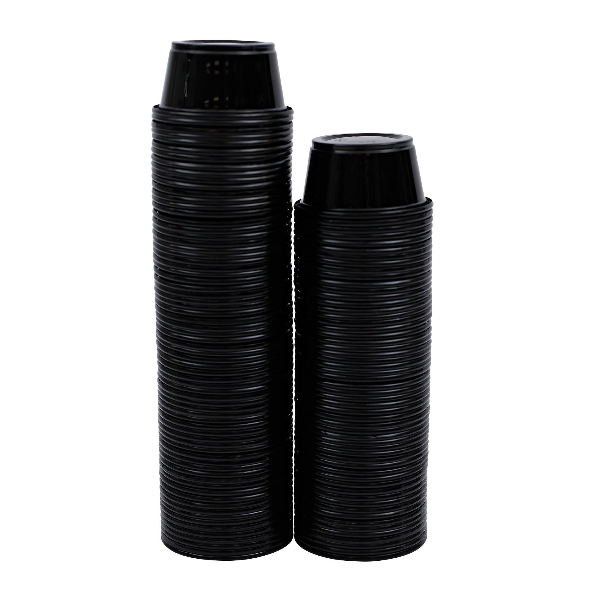 Boardwalk BWKPRTN2BL 2 oz. Black Polypropylene Souffle Cups - 2500/Carton - Perfect for Meal Prep, Portion Control & Food Storage