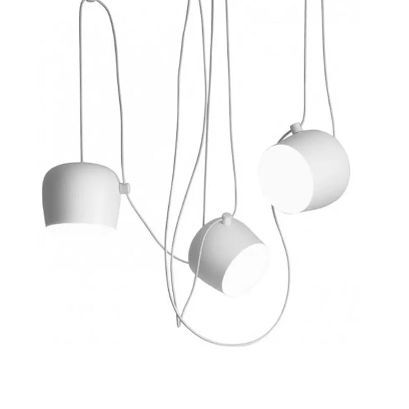 Modern Minimalist Aim Pendant Lamp - Adjustable Hanging Light Fixture for Kitchen Island, Dining Room, Bedroom & Living Room Decor