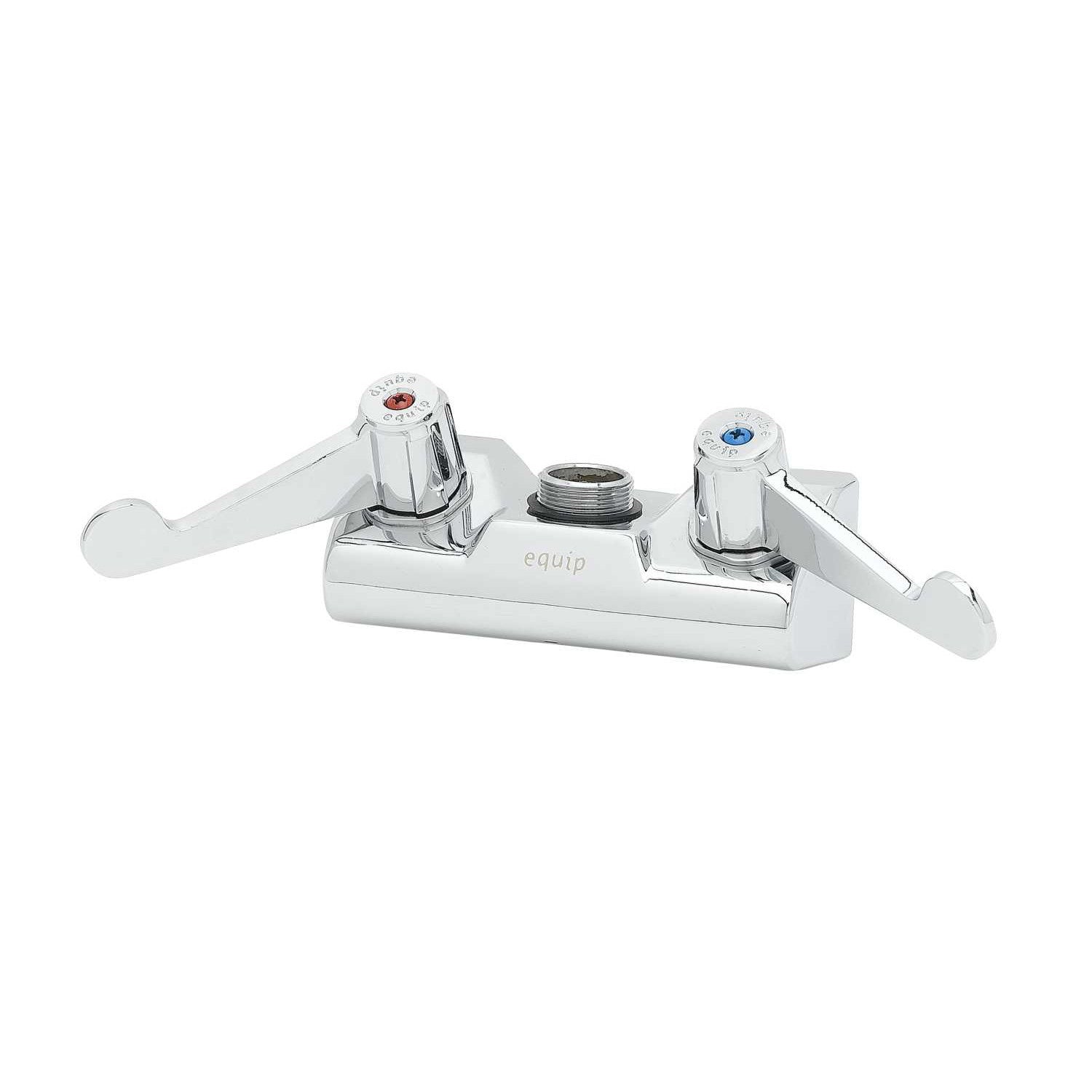 T&S Brass Wall Mount Faucet with 4 Adjustable Nozzles - Ideal for Commercial Kitchens, Bars, and Restaurant Sinks