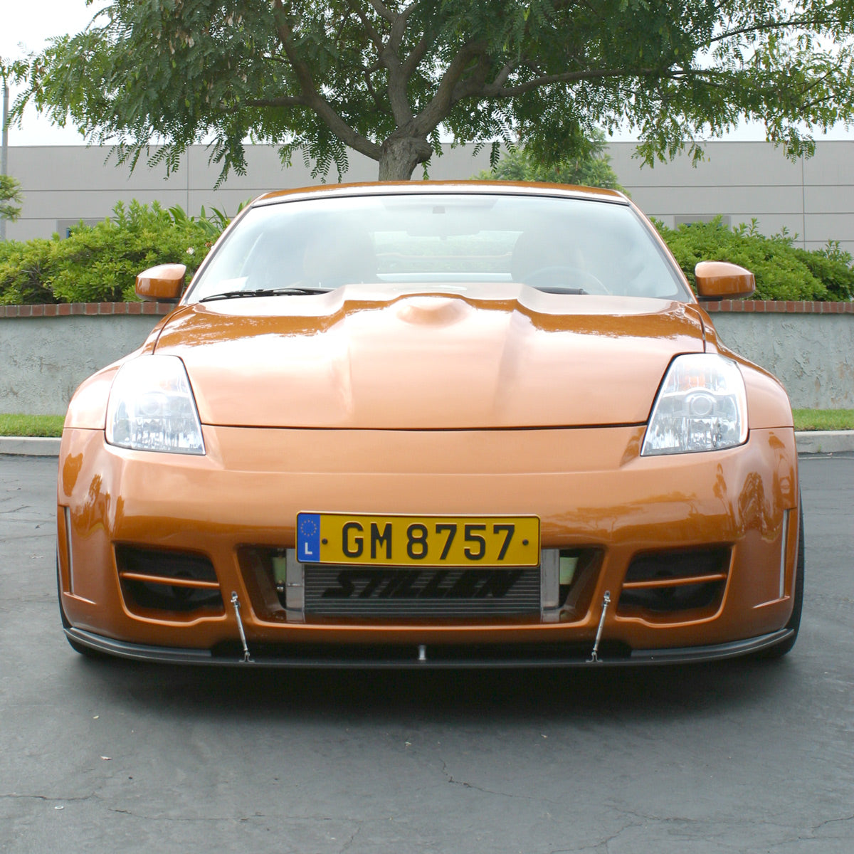 2003-2008 Nissan 350Z Front Bumper Lip Splitter - Compatible with STILLEN Series 2 Fascia Only (Part# 1035010SP) - Enhances Aerodynamics & Sporty Look for Street Racing & Car Shows