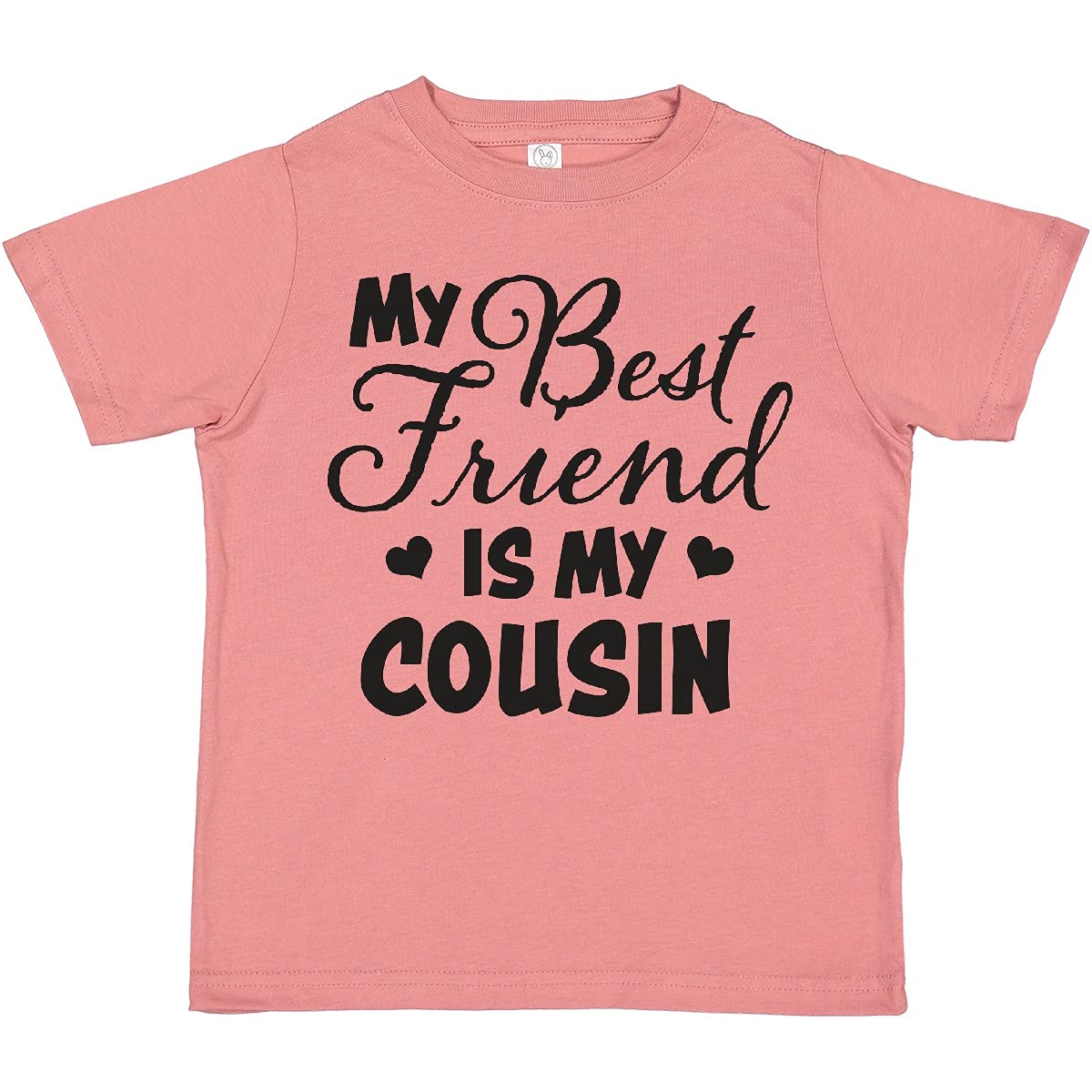 My Best Friend is My Cousin Hearts Toddler T-Shirt - Perfect for Family Gatherings & Playdates