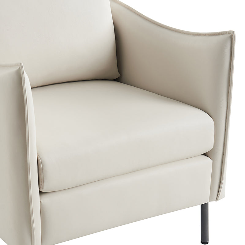 Modern Comfy Armchair with Cat Anti-Scratch Fabric - Stylish & Durable Living Room Chair for Pet Owners - Perfect for Reading, Relaxing, and Cat-Friendly Spaces