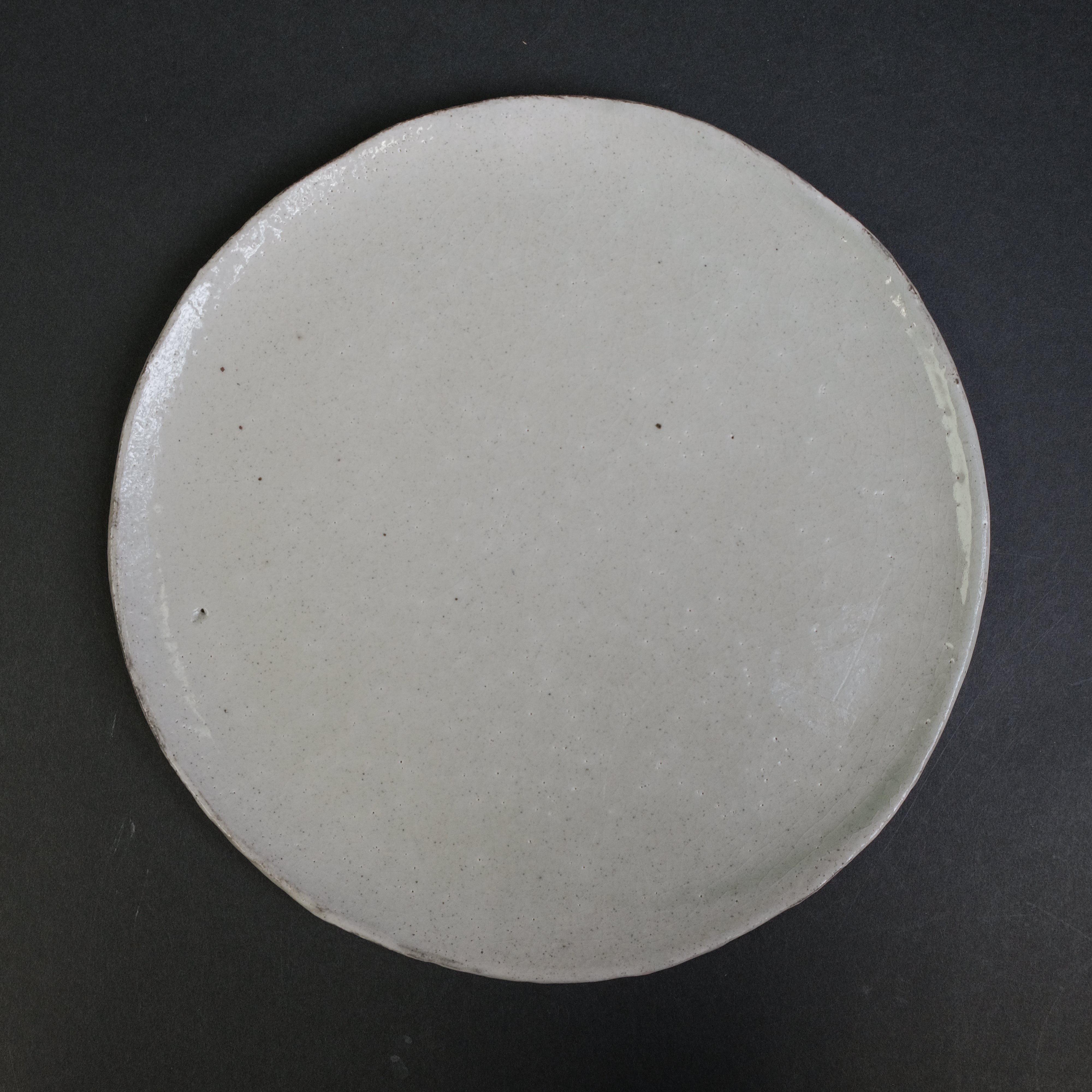 Komon Seji Okuda Plate - Japanese Style Ceramic Dinner Plate for Sushi, Ramen & Asian Cuisine - Elegant Dining & Home Decor