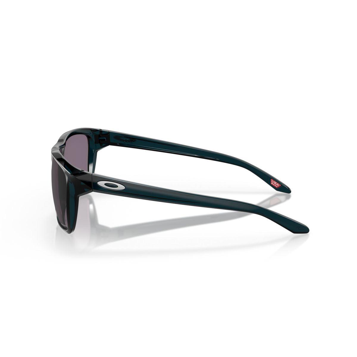 Oakley Sylas Sunglasses for Low Bridge Fit - Trans Poseidon Frame with Prizm Grey Lenses (0OO9448F 944815) - Perfect for Running, Cycling & Outdoor Sports