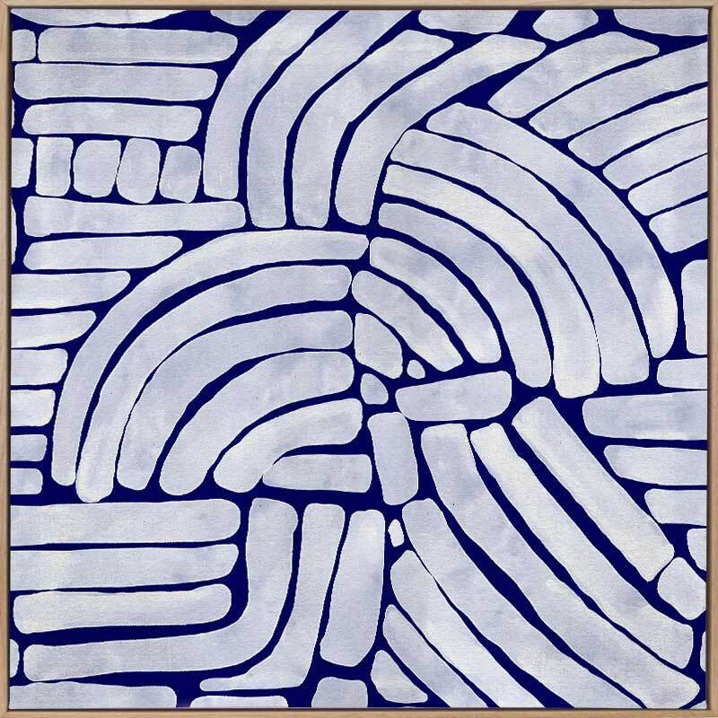 Arching Echoes II Canvas Art Print - Modern Abstract Wall Decor for Living Room, Bedroom & Office - Perfect for Home & Office Decor