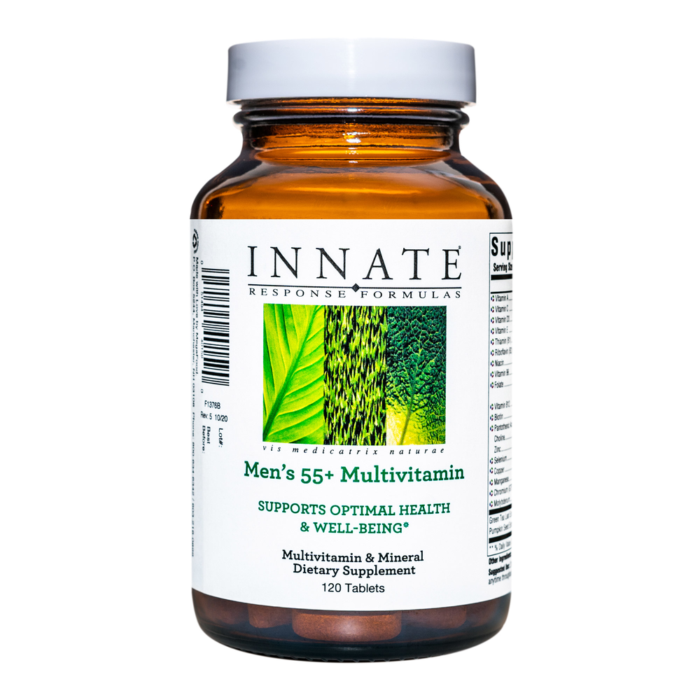 Innate Response Men's 55+ Multivitamin Supplement - Premium Daily Vitamins for Senior Men's Health - Supports Energy, Immunity & Heart Health - Ideal for Active Aging & Wellness Routine