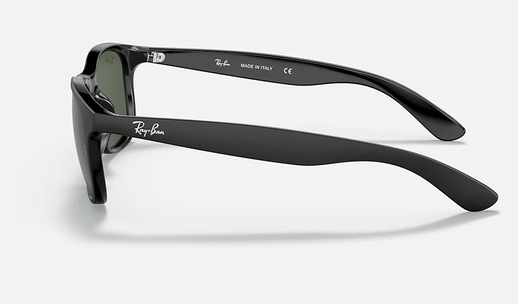 Ray Ban ANDY RB4202 55mm Polarized Sunglasses - Black/Gray Green Lenses for Men & Women | Perfect for Driving, Beach & Outdoor Activities