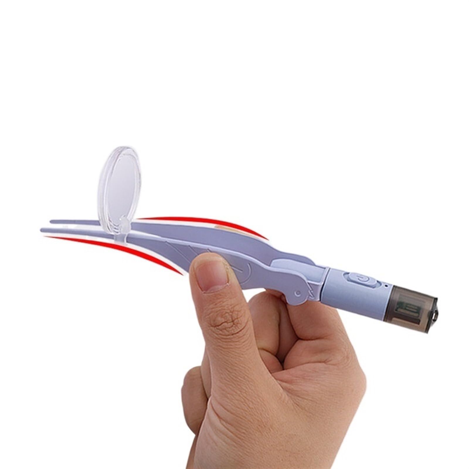 Professional LED Lighted Ear Wax Removal Kit - Stainless Steel Tweezers with Magnifying Glass for Safe Ear Cleaning, Hair Removal & Ear Care | Perfect for Home Use, Travel & Grooming