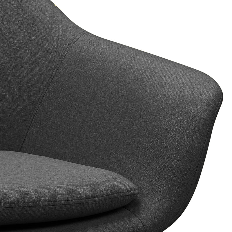 Ergonomic NORI Office Chair with Adjustable Height - Grey - Perfect for Home Office, Gaming & Workspace Comfort
