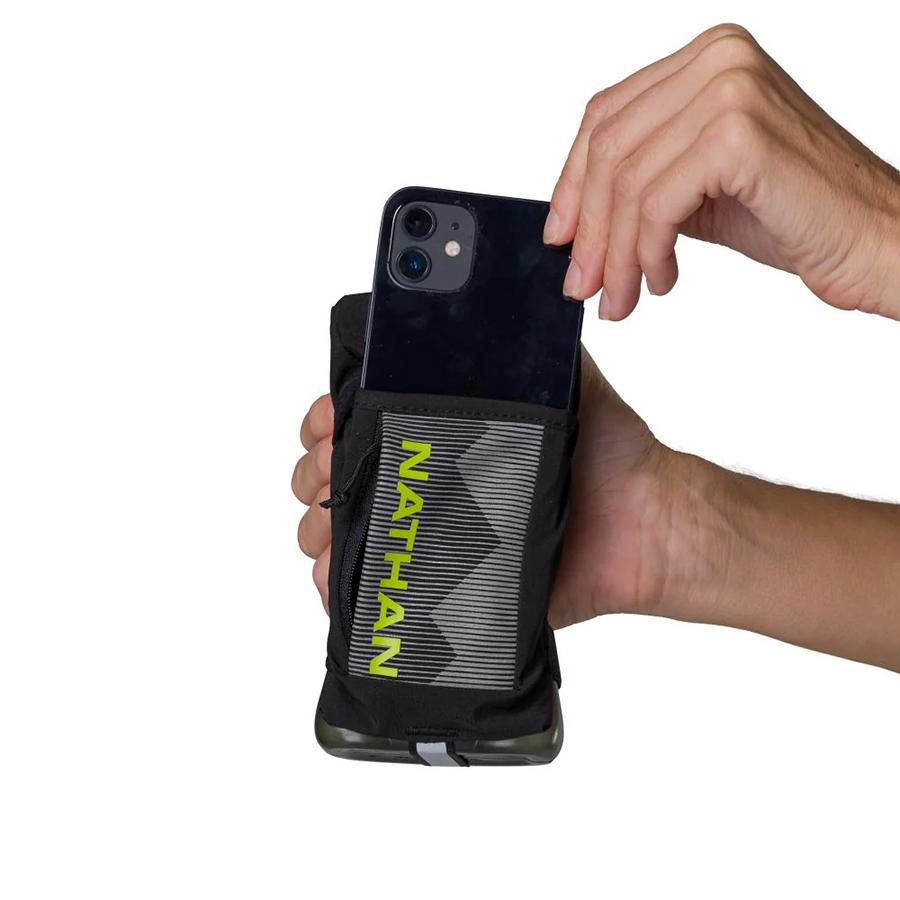 QuickSqueeze Plus 12oz Handheld Water Bottle - Leak Proof Portable Sports Drink Container for Gym, Hiking & Outdoor Activities