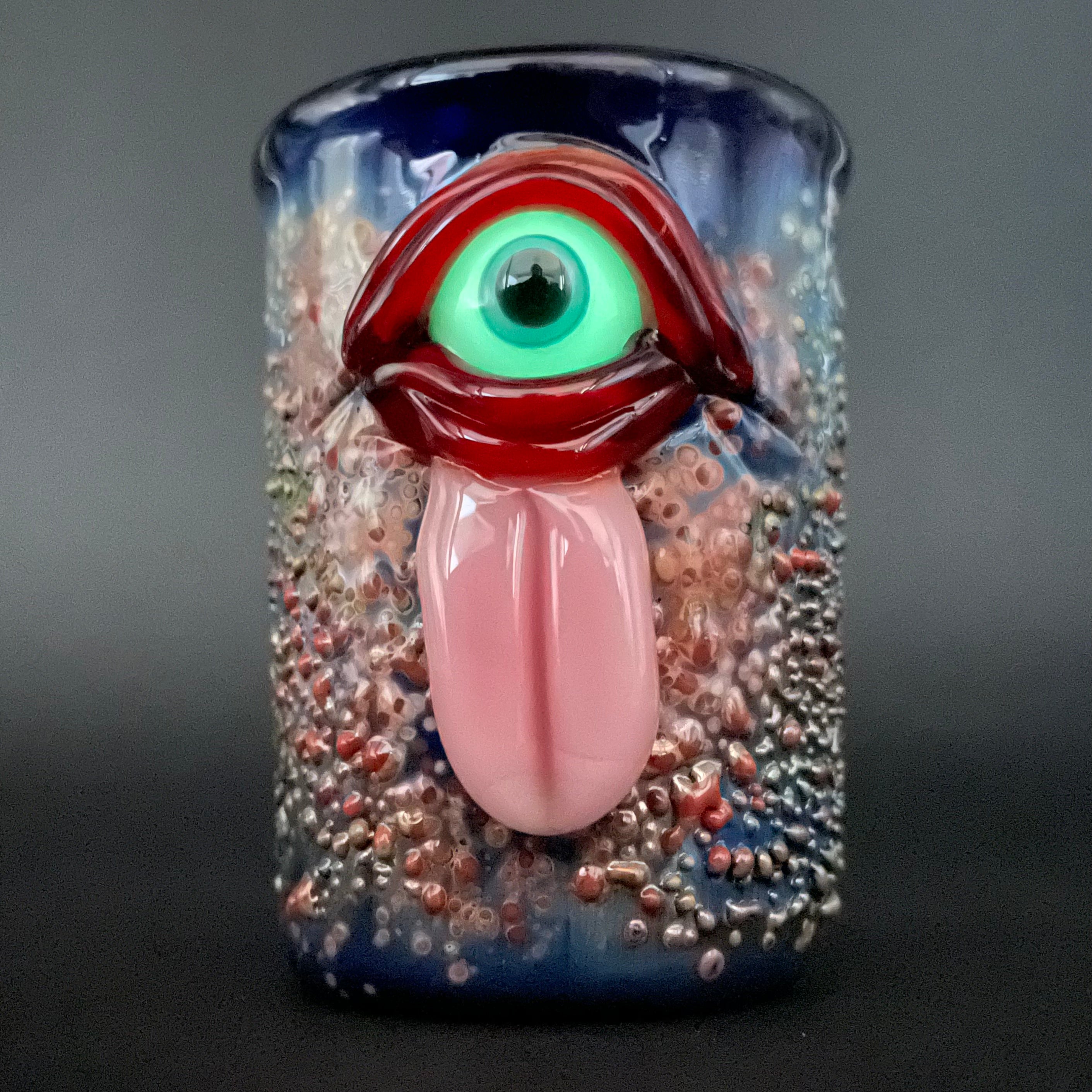 Funny Eye Tongue Shot Glass - Novelty Drinking Glass for Parties, Halloween & Gag Gifts - Perfect for Cocktails, Shots & Bar Accessories