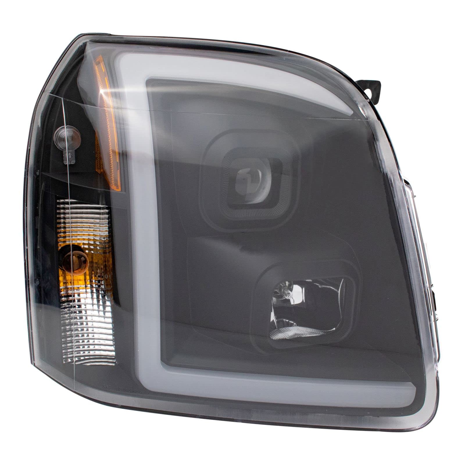 GMC Yukon Headlight Assembly Set (2007-2014) - Halogen Compatible for Night Driving