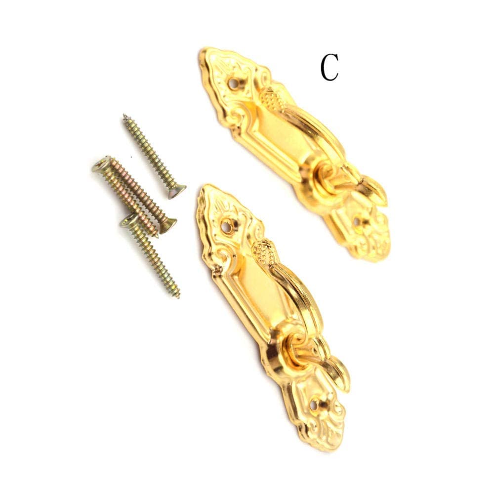 Vintage Zinc Alloy Wall Hooks - 2 Pack Antique Double Coat Hangers for Bathroom, Bedroom & Entryway - Perfect for Hanging Clothes, Hats, Bags & Towels - Rustic Home Decor & Space Saving Storage Solution