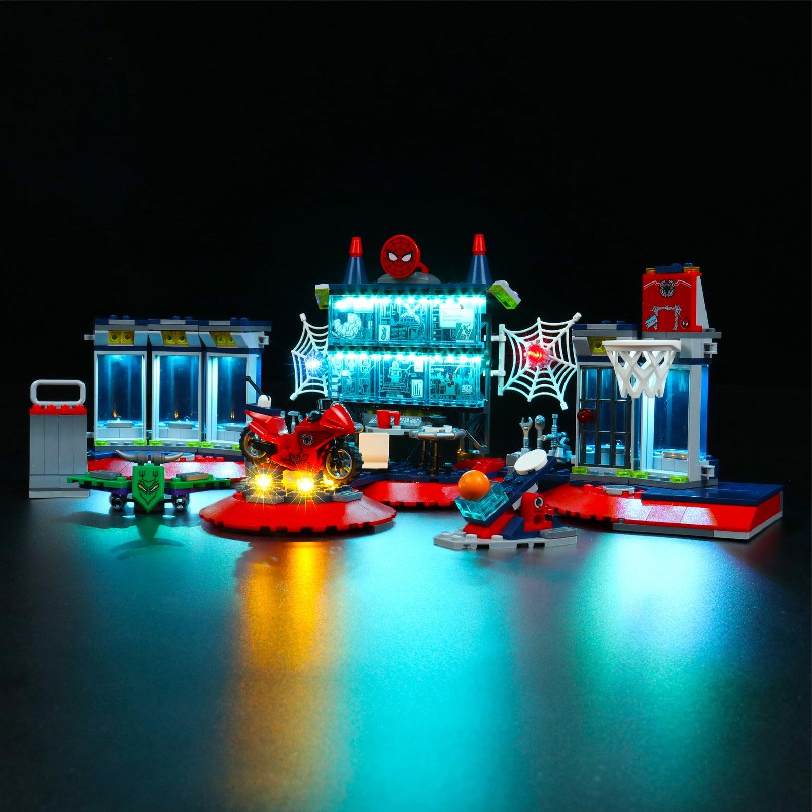 LEGO Marvel Spider-Man Attack on The Spider Lair 76175 Light Kit - LED Lighting Set for LEGO Building Kits | Perfect for Display & Nighttime Play