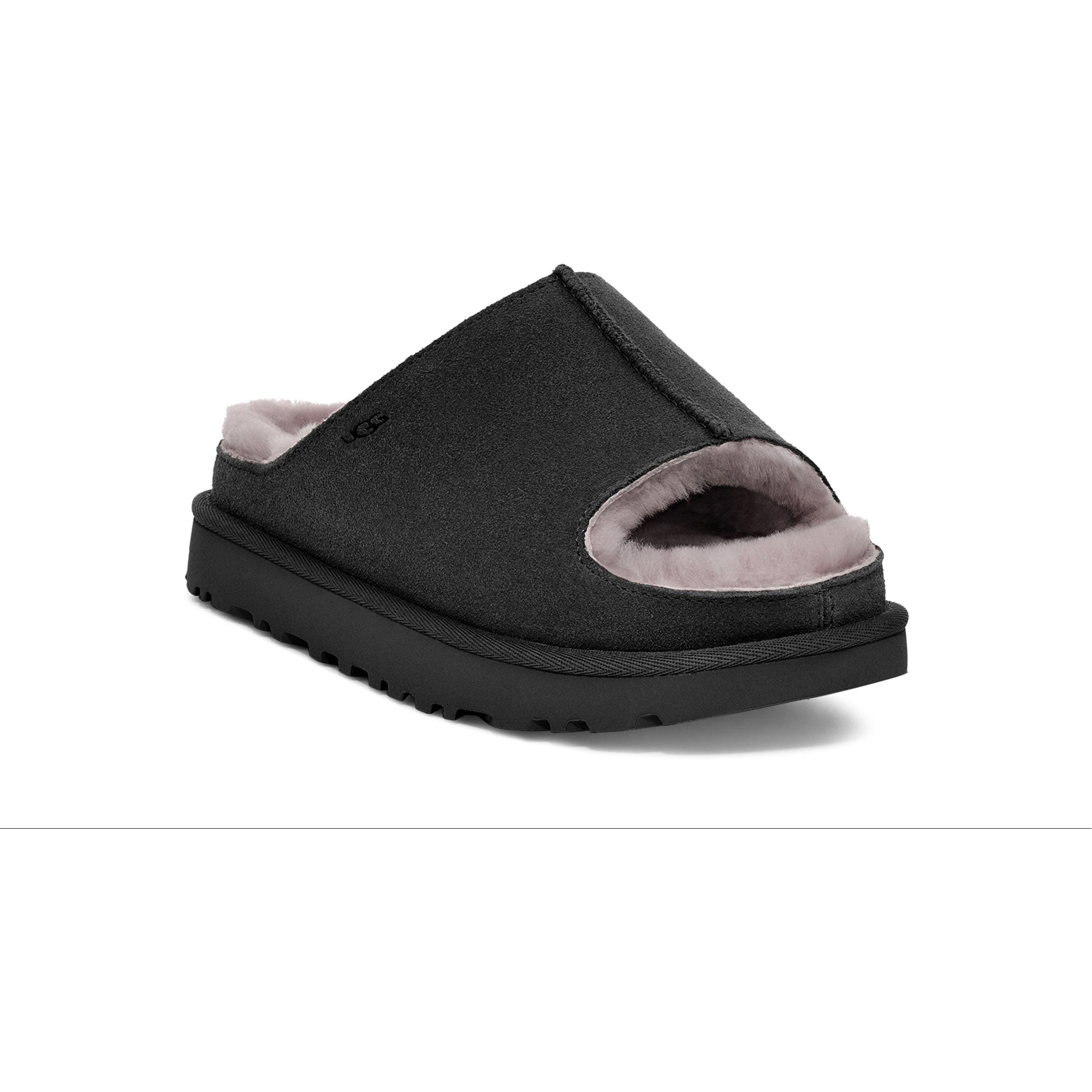 UGG Women's Greenport Slide Sandals - Comfortable House Slippers with Soft Wool Lining for Indoor/Outdoor Wear at Home or Beach