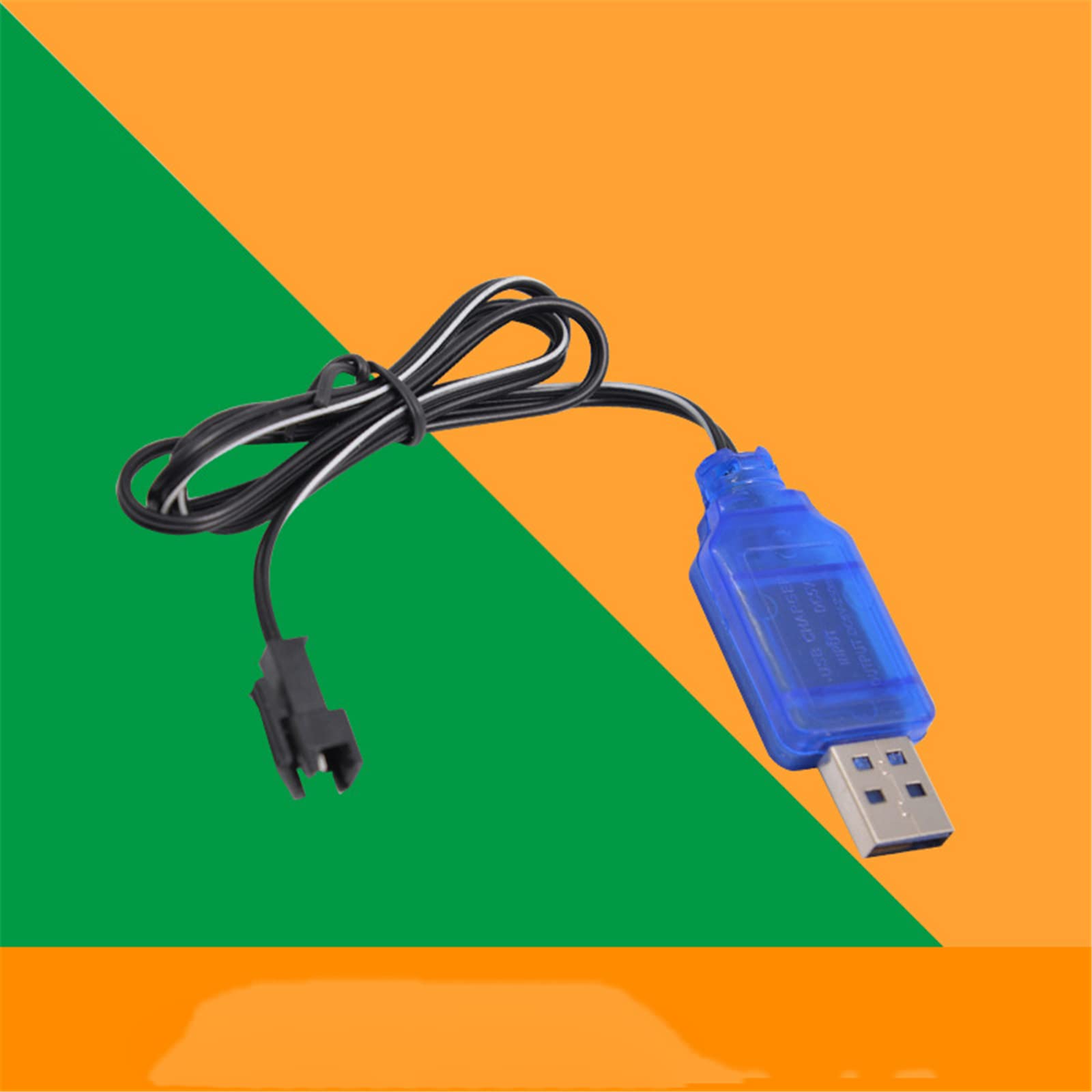 6V USB RC Battery Charger with SM Plug - 4 Pack - Fast Charging for 1/10 RC Cars, Toys, Drones - Perfect for Hobbyists & Remote Control Enthusiasts