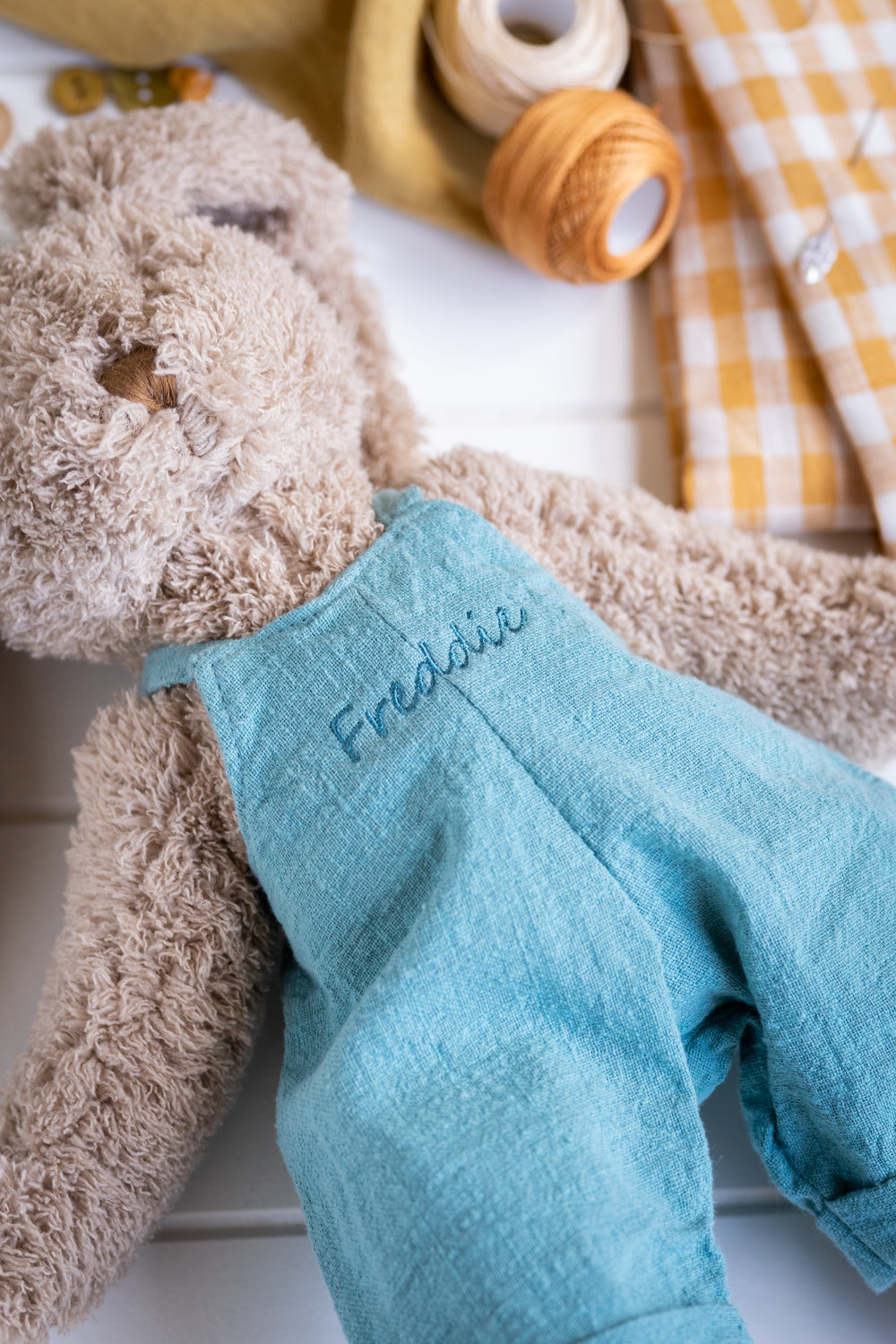 Custom Embroidered Denim Overalls for Women & Men - Blue - Perfect for Workwear, Farm, Gardening & Casual Outfits