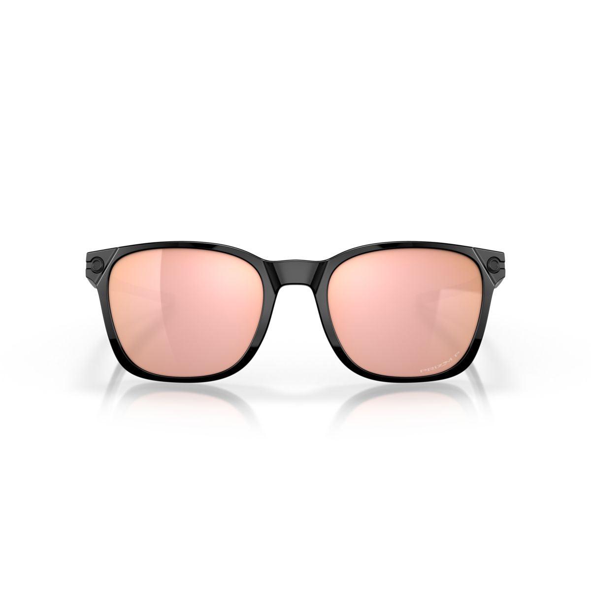 Oakley Ojector Sunglasses Polished Black Frame with Prizm Rose Gold Polarized Lenses - Model 0OO9018 901806 - Perfect for Running, Cycling & Outdoor Sports