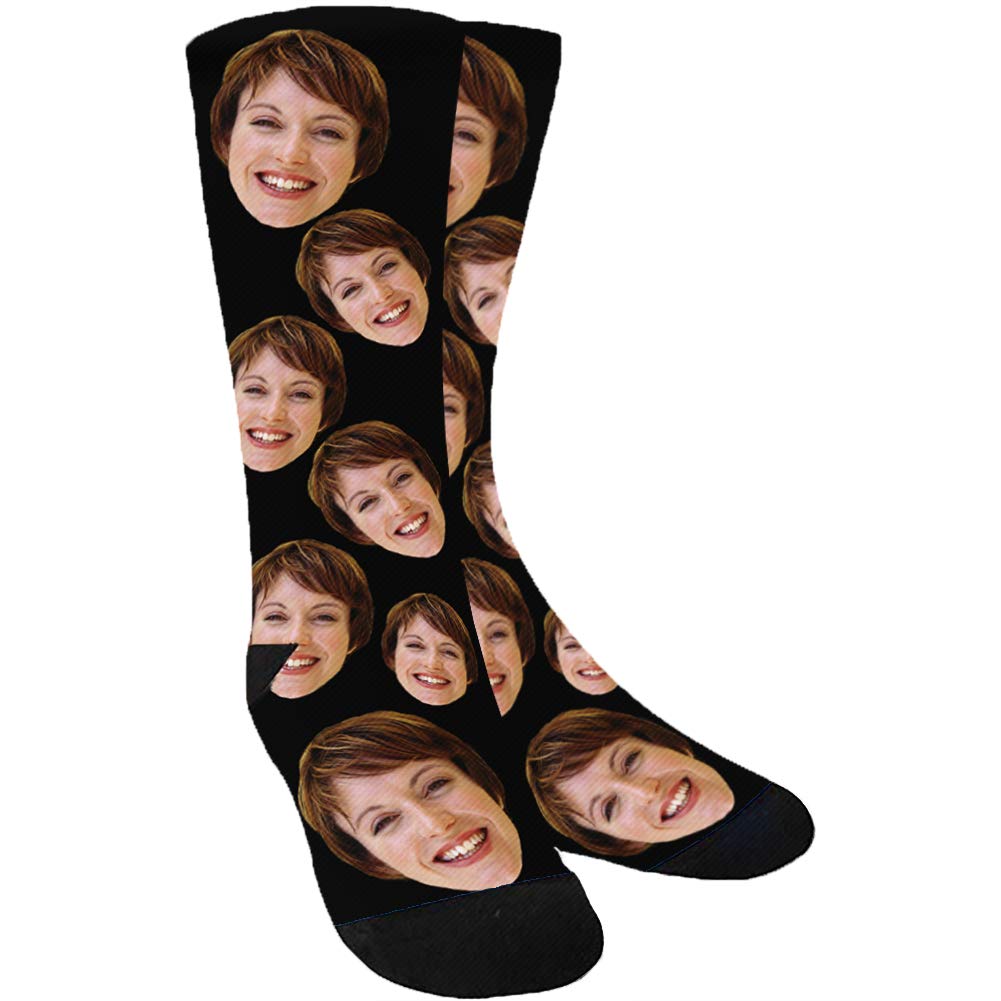 Custom Photo Socks with Your Face - Personalized Dog Socks for Men & Women - Great for Gifts, Couples & Pet Lovers