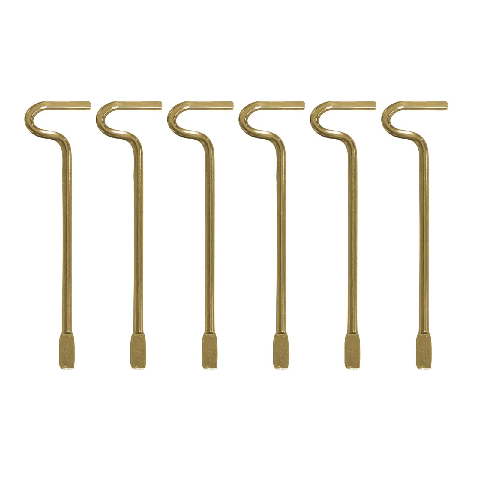 6 Pack Interior Emergency Key for Bathroom & Bedroom - Quick Access Safety Tool for Locked Doors at Home or Office